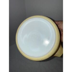 Vintage Pyrex Yellow Snowflake Casserole Dish Bowl Mid‎ Century Modern